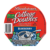 Breakstone's&nbsp;Cottage Cheese & Topping&nbsp;Cottage Doubles Blueberry Lowfat Full-Size Picture